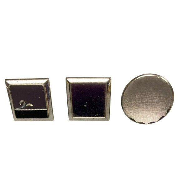 Mismatched Vintage Cufflinks Set Of 5 - Picture 3 of 4